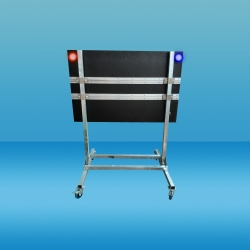 雙燕尾文字誘導牌+前后警示燈